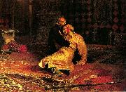 Ilya Repin Ivan the Terrible and his son Ivan on Friday, November 16 Sweden oil painting artist
